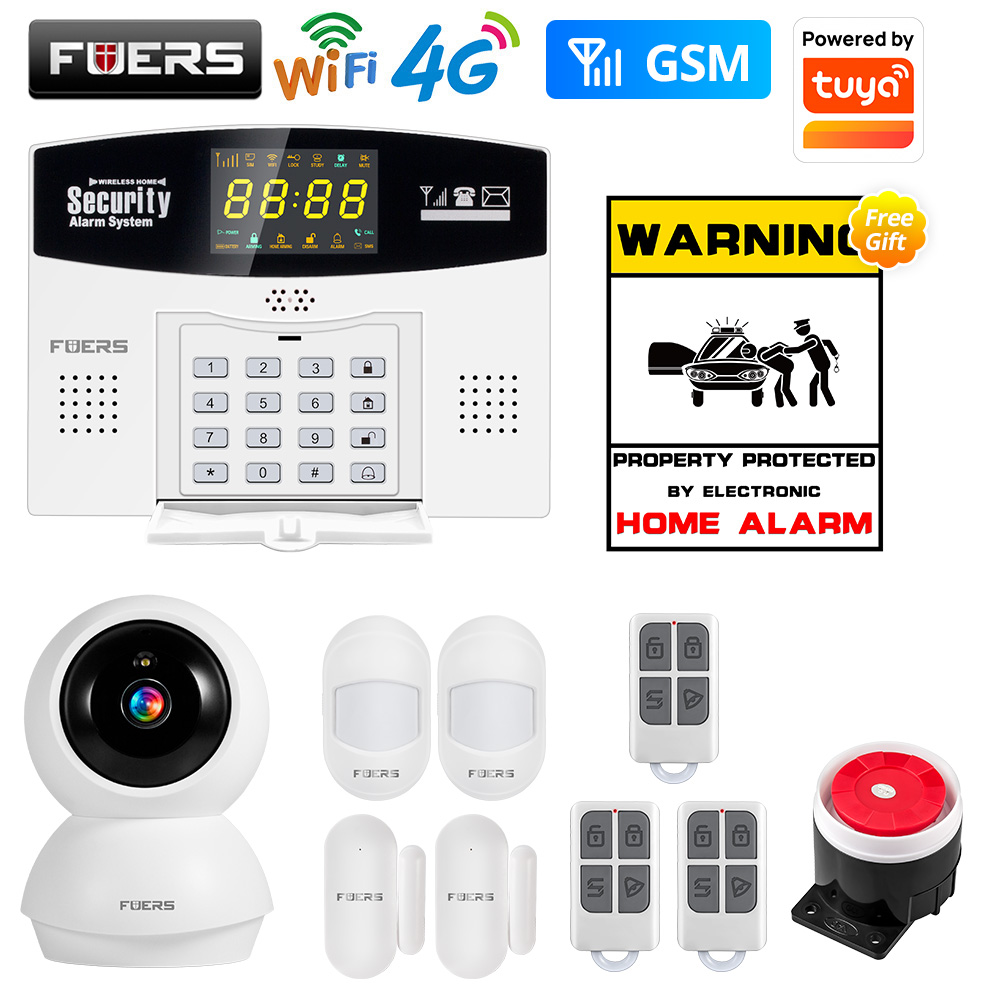 Home Zone Security App - Système d'alarme sans fil Fuers W214