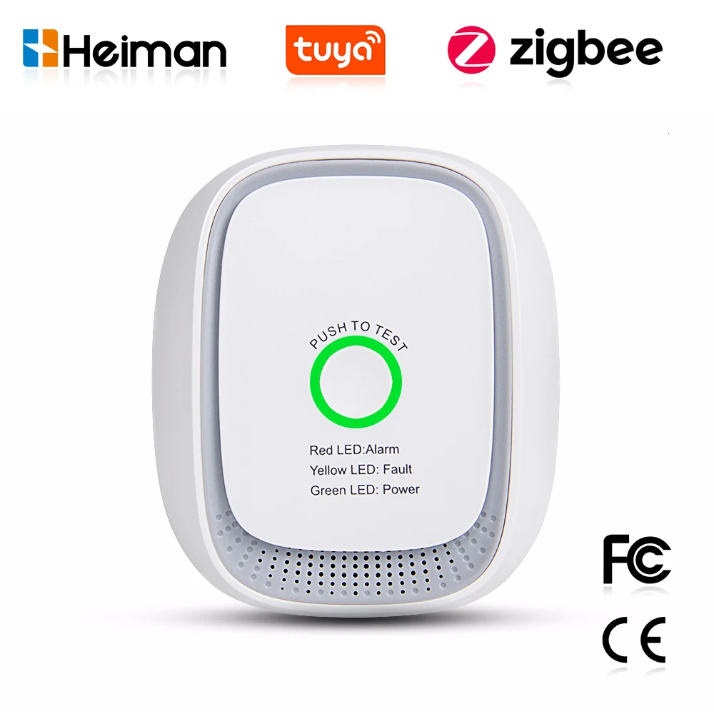 Home Security System - HEIMAN Zigbee Tuya Détecteur de gaz