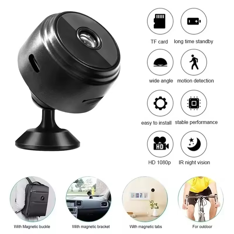 Home Security Bell - Caméra de sécurité WiFi HD 1080P