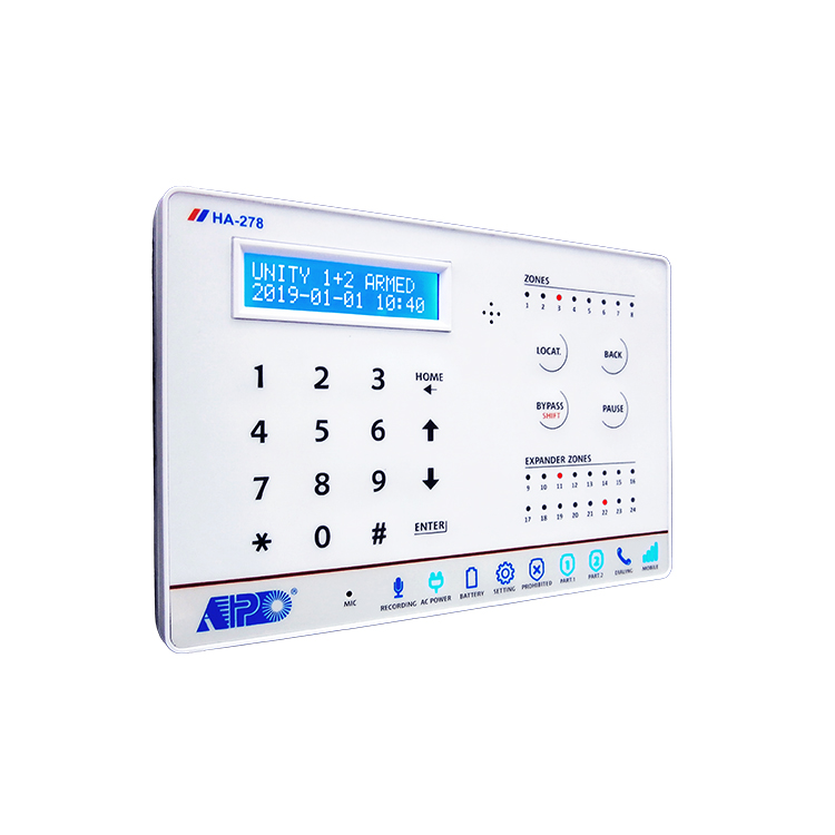 Home Zone Security App - Système de sécurité domestique cellulaire HA-278-D