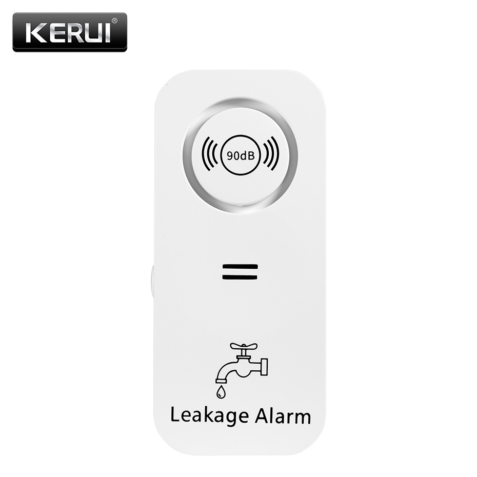 Home Security And Monitoring - KERUI capteur d'eau sans fil 90db