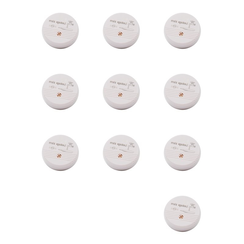 Home Security Alarm System - 10X Détecteur d'Alarme de Fuite d'Eau