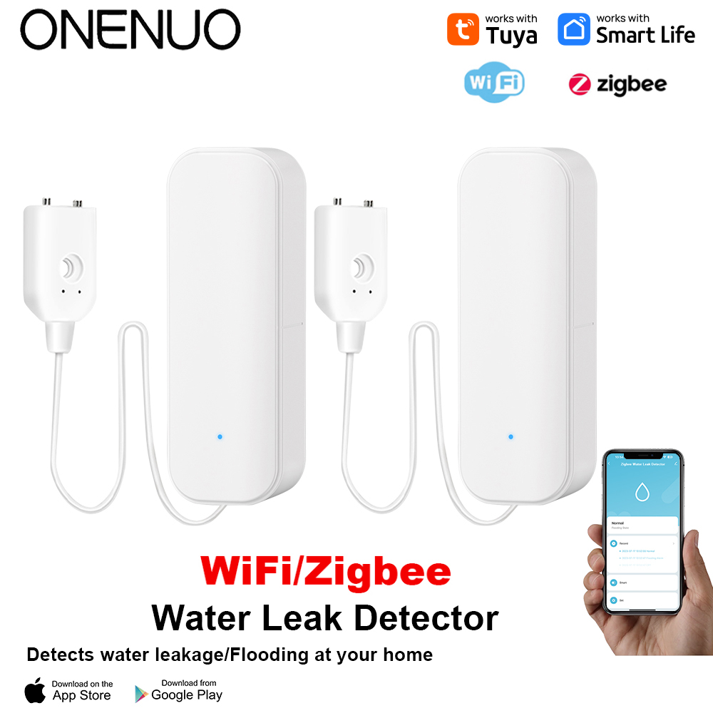 Home Security And Monitoring - Capteur d'eau WiFi/Zigbee, alarme de fuite
