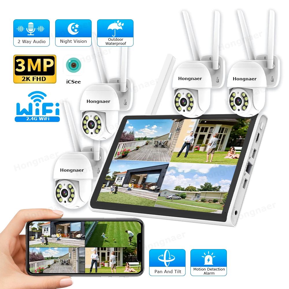 Home Security System - Kit de Système de Caméras de