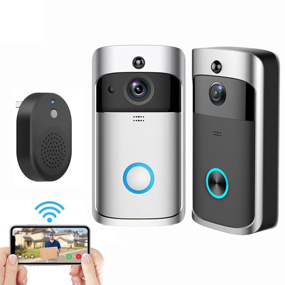 Home Security Uk - Sonnette vidéo intelligente V5 sans fil