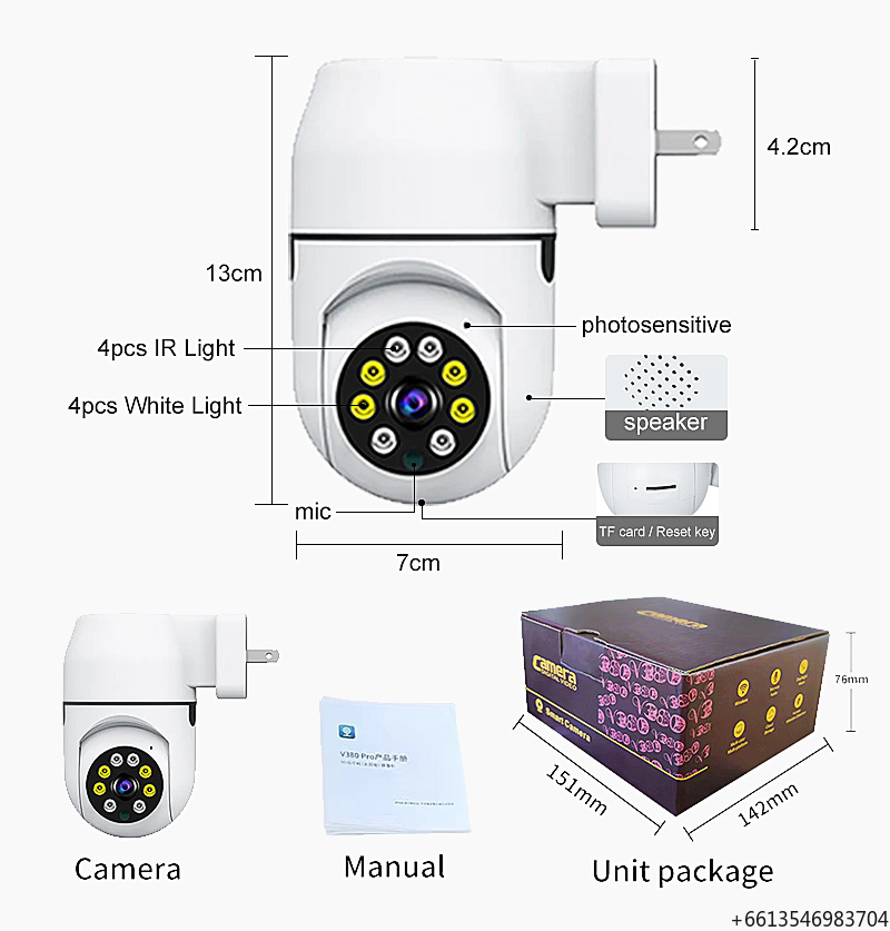 Home Security And Monitoring - Caméra de surveillance domestique solaire IP