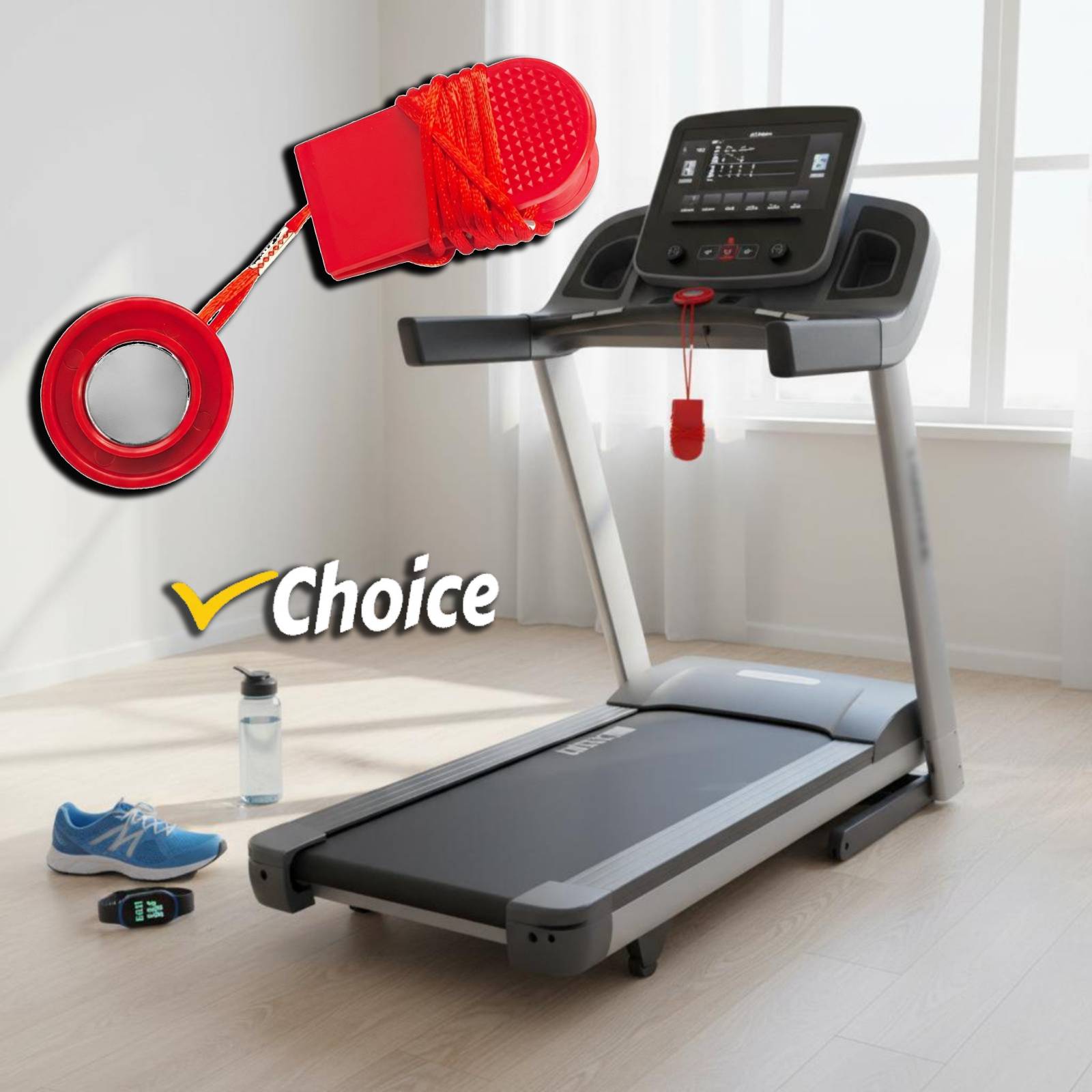 Home Security Training - Accessoires pour tapis roulant, bouton d'arrêt