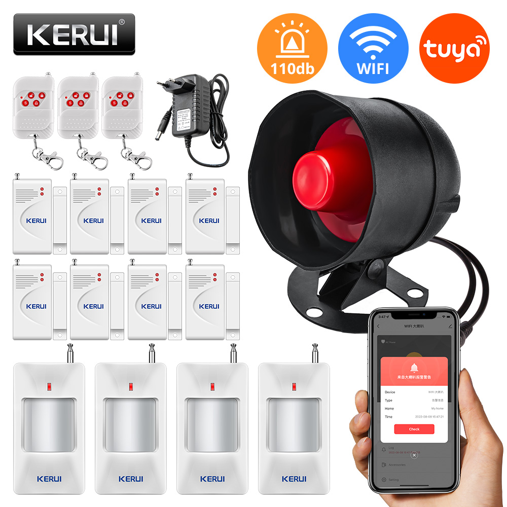 Home Security Product - KERbiomtuya-Système d'alarme de sécurité domestique avec