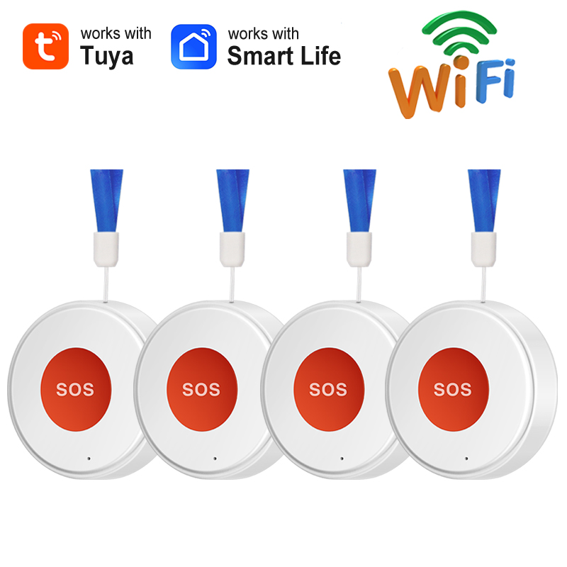 Home Security Bell - Smart Life APP WiFi SOS bouton