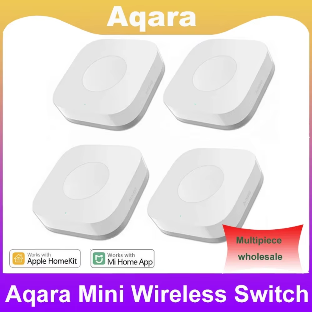 Mi Home Security Xiaomi - Capteur Aqara, mini-interrupteur intelligent sans fil