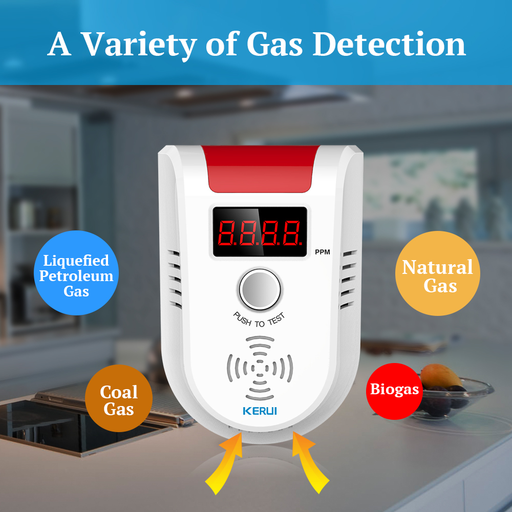 KERUI GD13 détecteur de gaz gp - Home Security Systems avis et prix