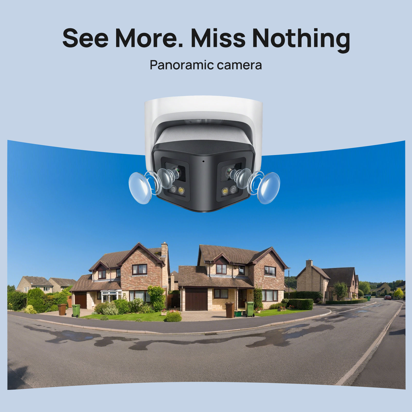 Vikylin – caméra IP panoramiqu - Home Security System Hikvision avis et prix