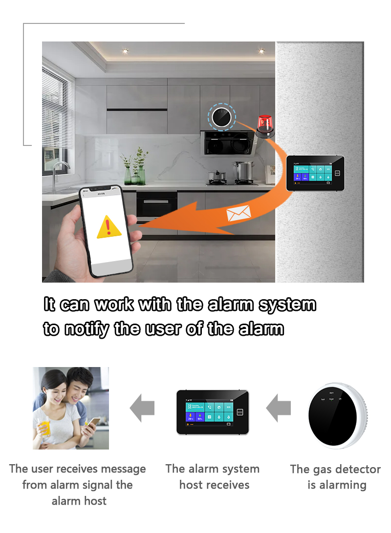 Détecteur de gaz sans fil 433M - Home Security System avis et prix