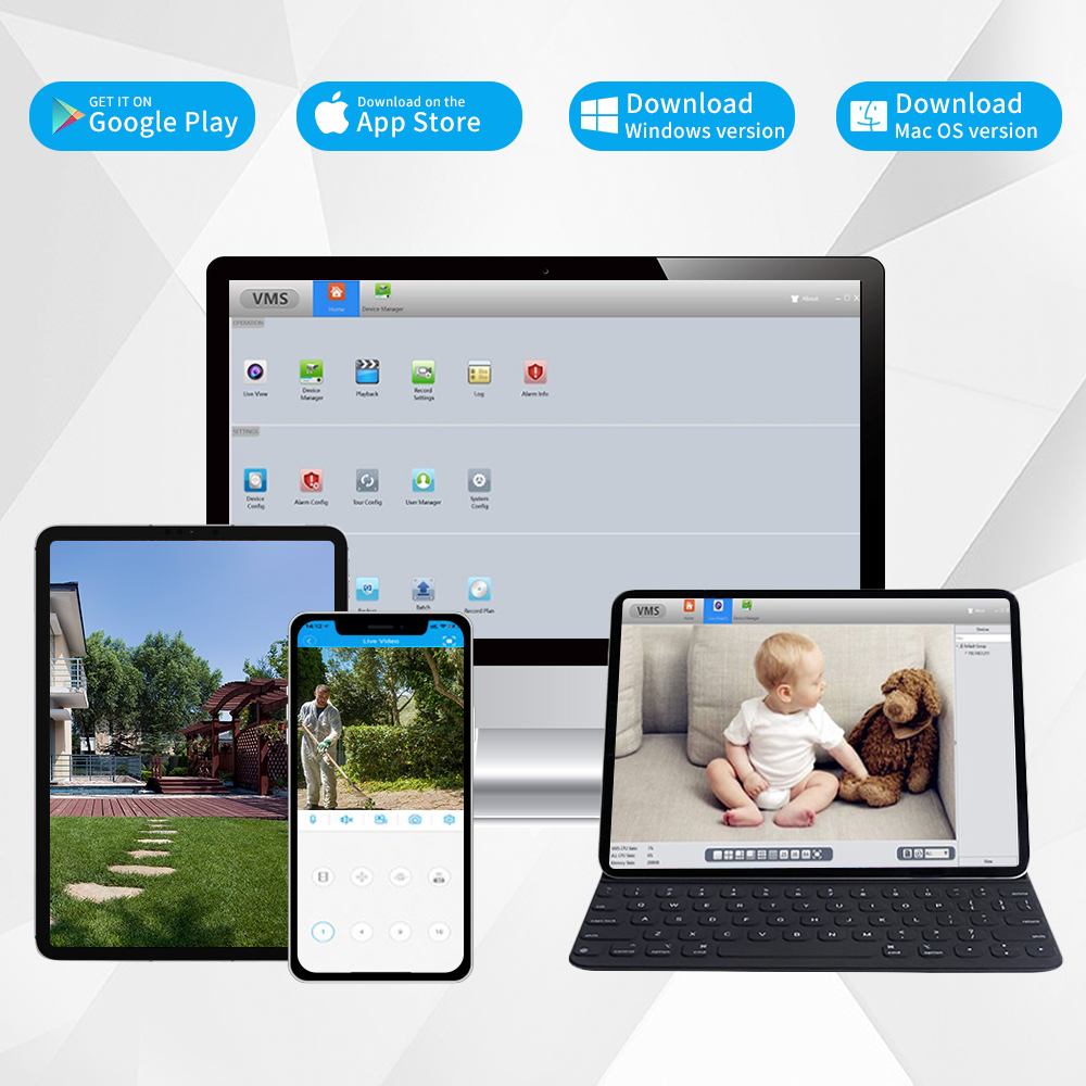 Kit de système de caméra de sé - Home Security Video Recording Systems avis et prix