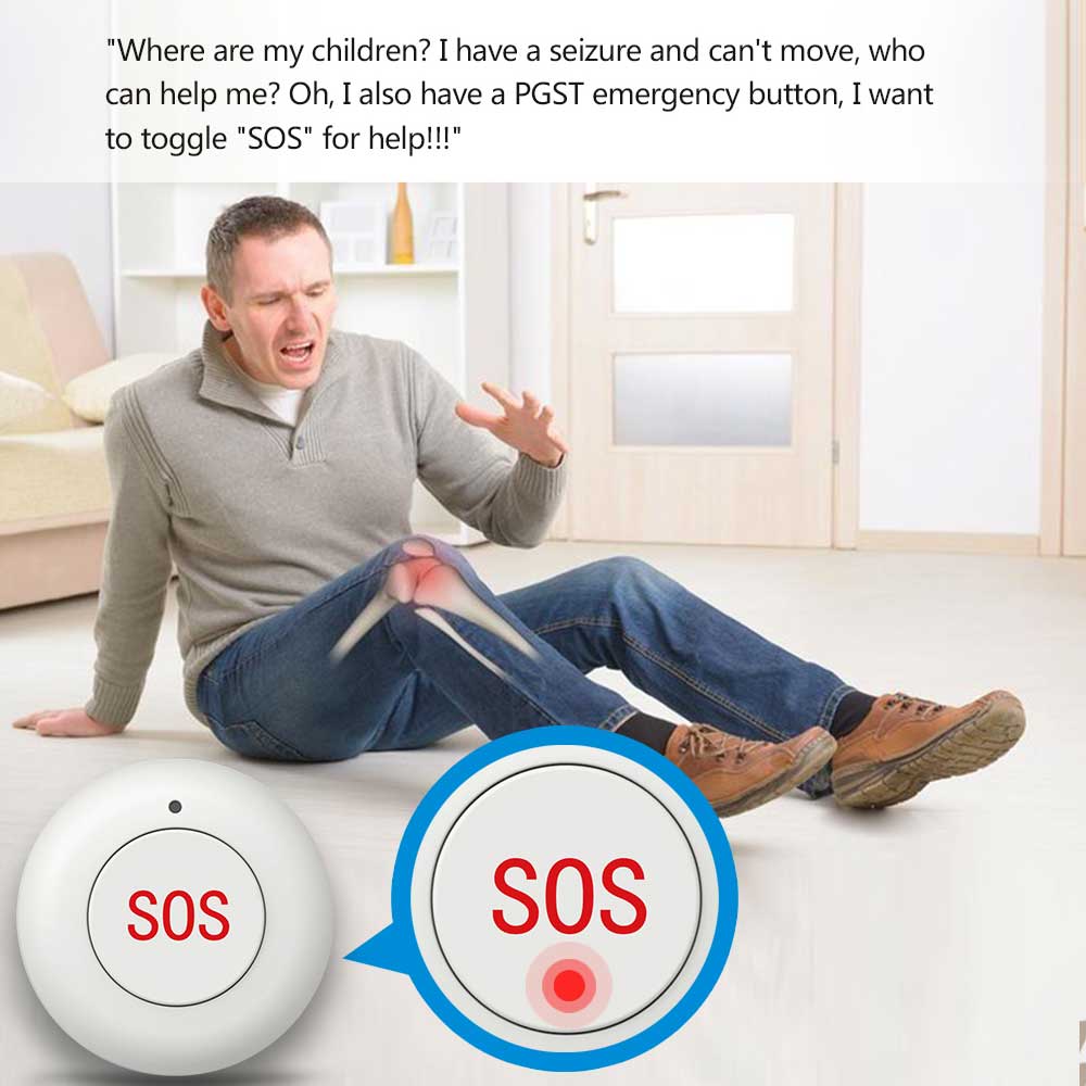 Bouton SOS sans fil, sonnette  - Home Security Alarm System avis et prix