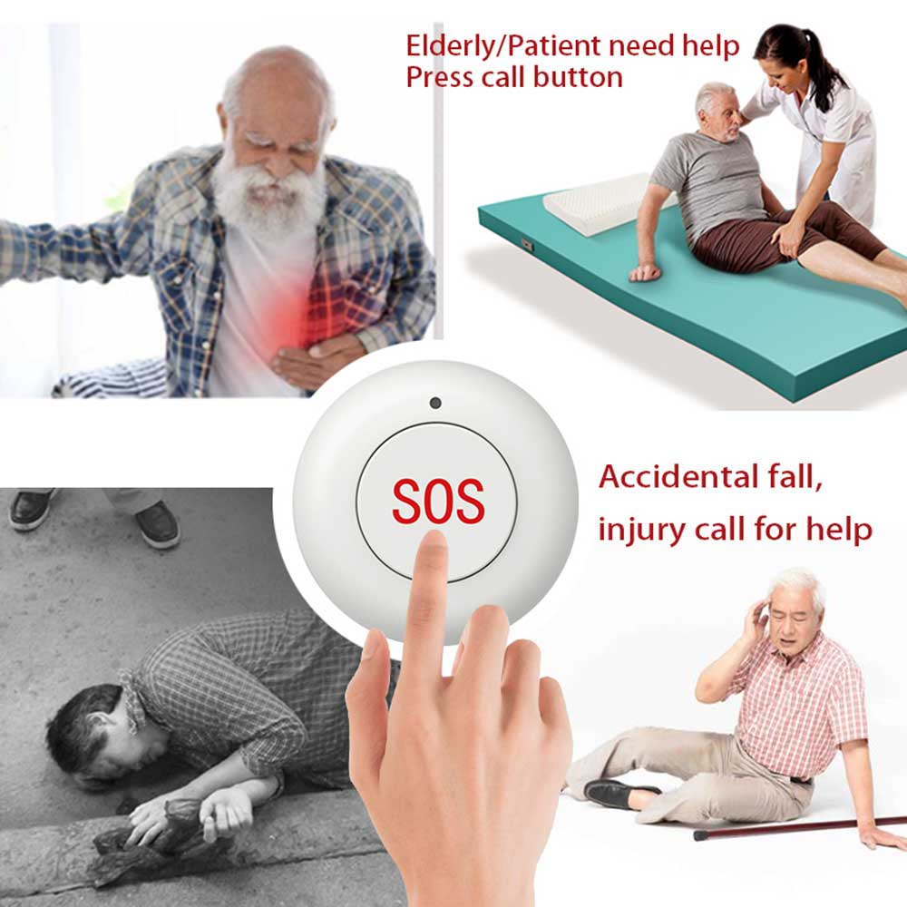 Bouton SOS sans fil, sonnette  - Home Security Alarm System avis et prix
