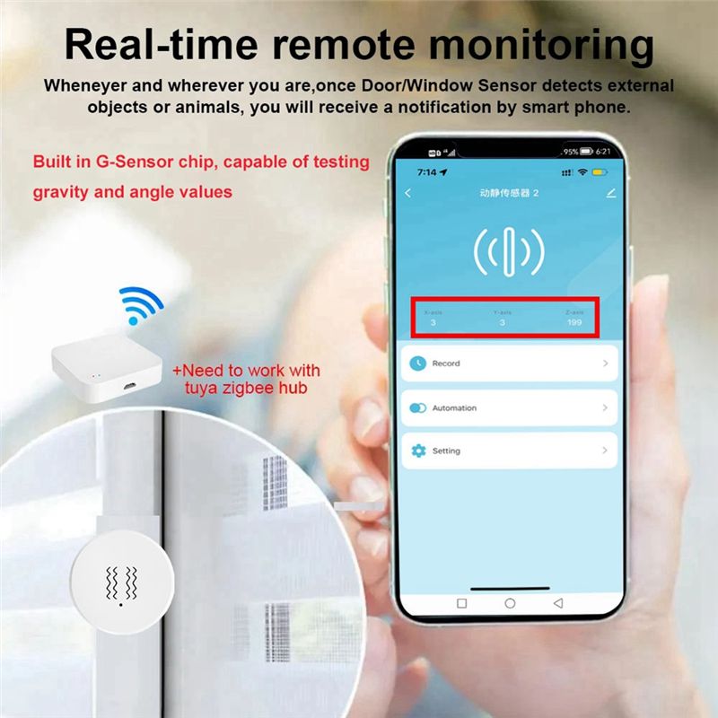 [NOUVEAU A09R !] Capteur de vi - Home Security And Monitoring avis et prix