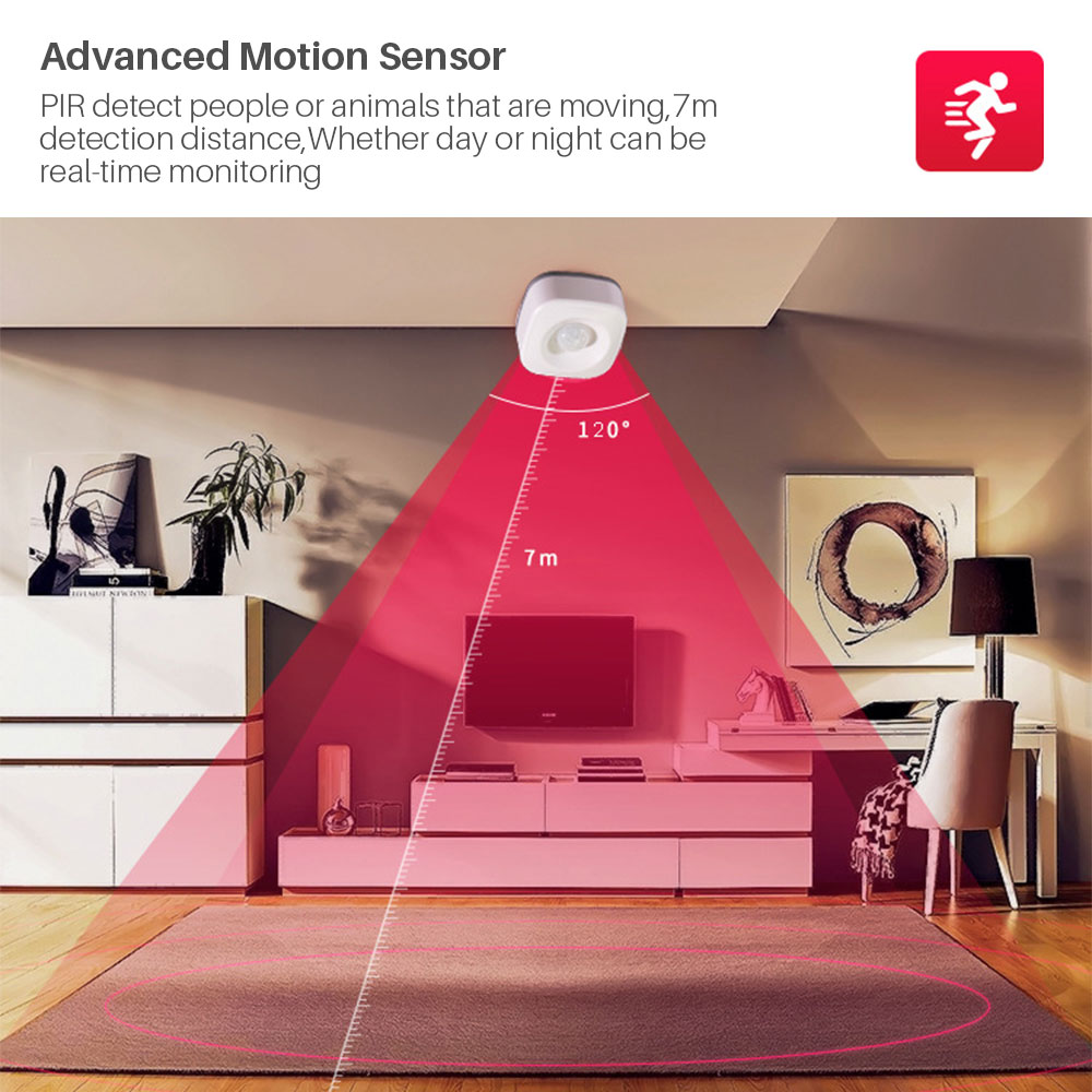 Tuya-Capteur de mouvement PIR  - Home Security Alarm System avis et prix