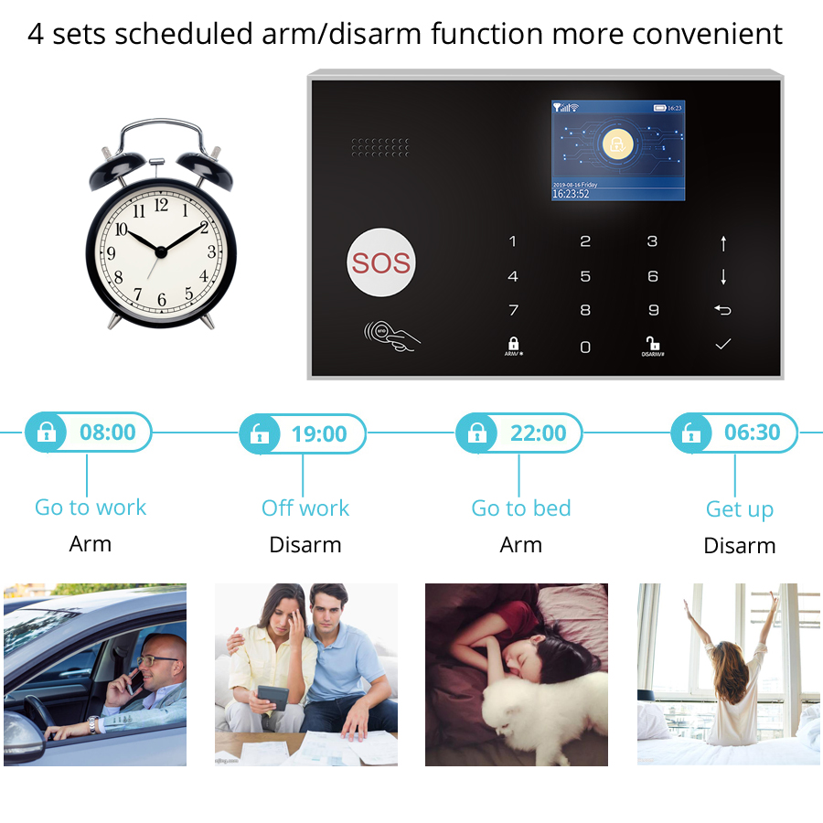 Système d'alarme sans fil pour - Home Zone Security App avis et prix