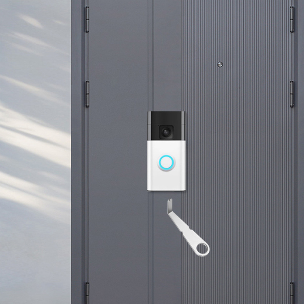 Clé argentée pour sonnette vid - Home Security Tech avis et prix