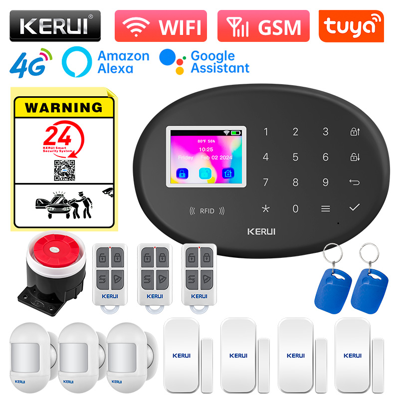 KERUI WiFi + 4G/2G système d'a - Home Zone Security App avis et prix
