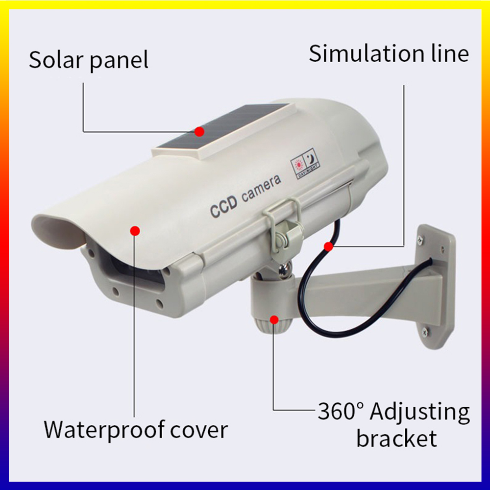 Caméra solaire de simulation é - Home Security Packages avis et prix