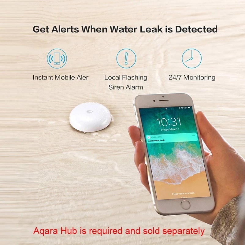 Aqara-Capteur d'immersion dans - Mi Home Security Xiaomi avis et prix