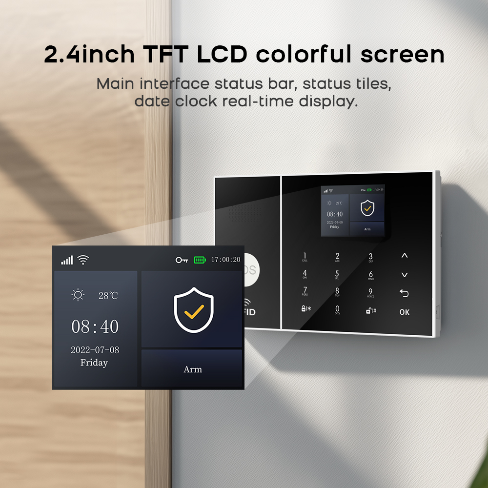 Système d'alarme intelligent p - Home Security No Monthly Fee avis et prix