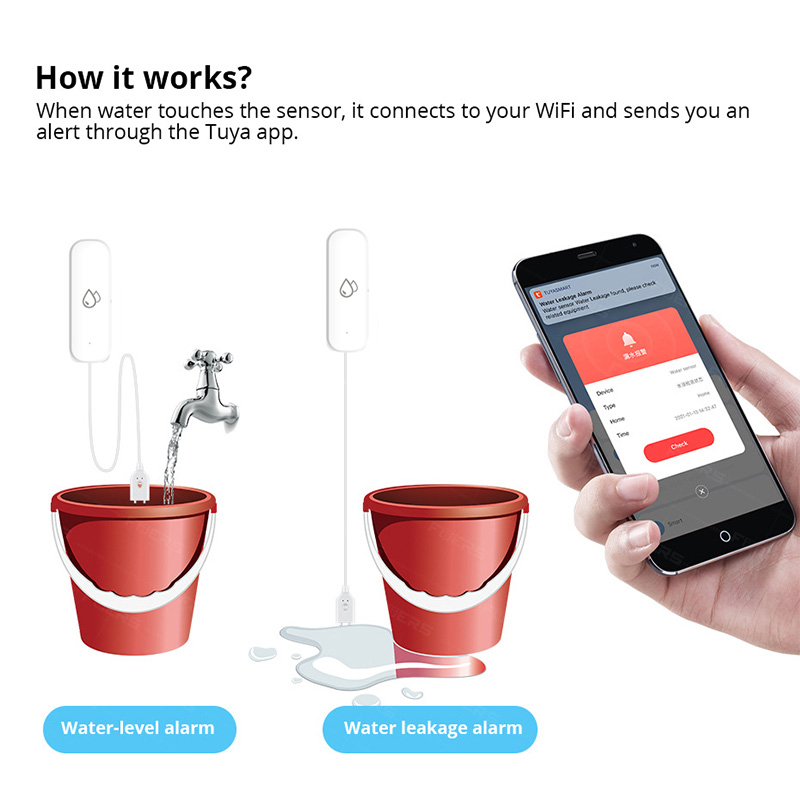 Capteur d'alarme de fuite d'ea - Home Security And Monitoring avis et prix