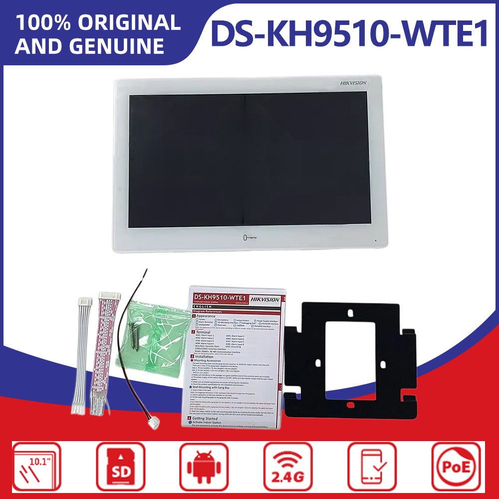 Hikvision DS-KH9510-WTE1(B) St - Home Security System Hikvision avis et prix