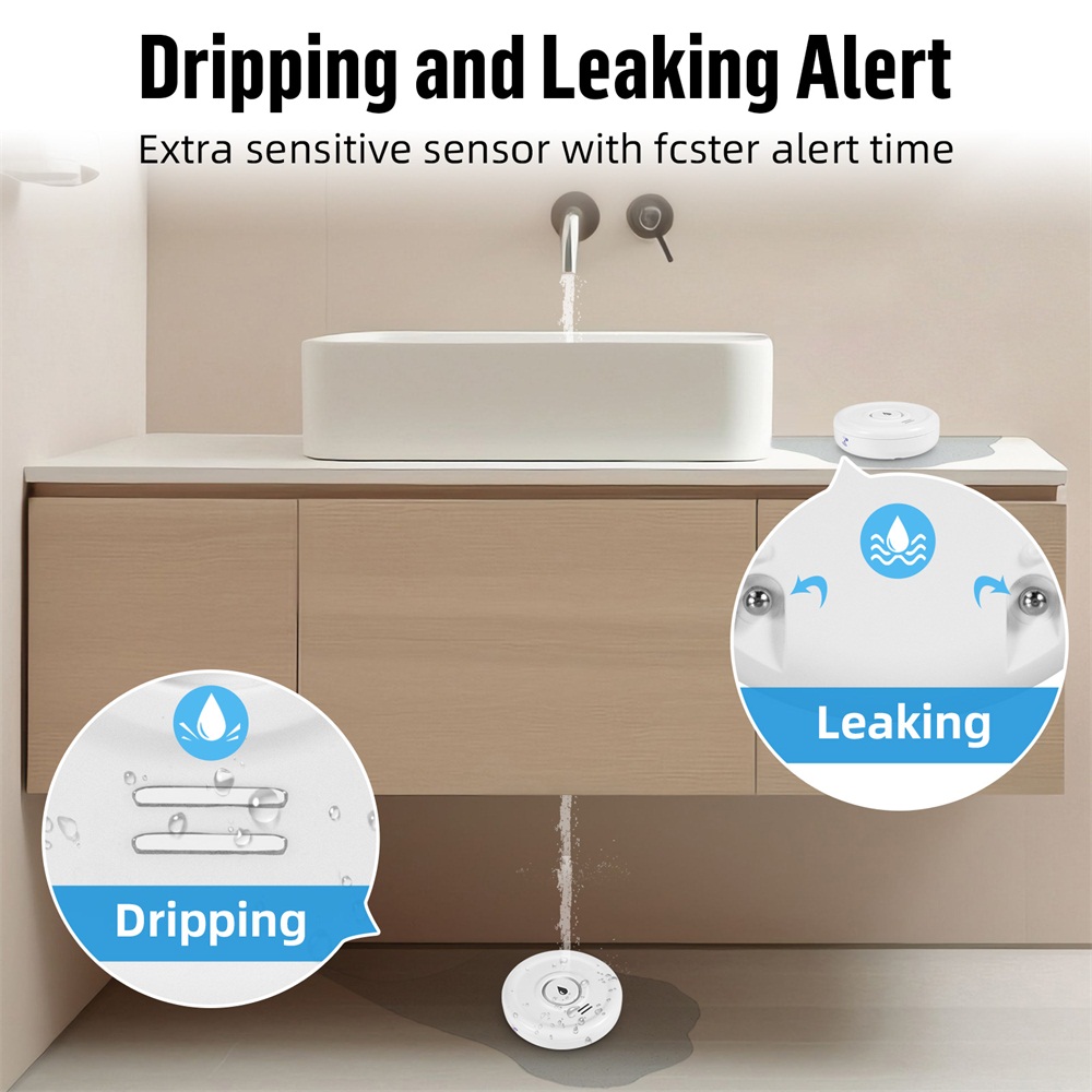 Fuers-Détecteur de fuite d'eau - Home Security Alarm System avis et prix