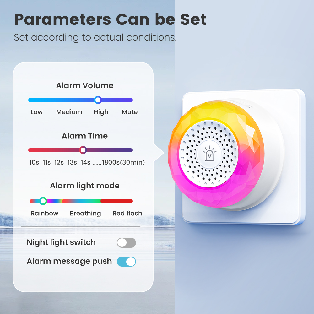 Sirène intelligente Wifi Tuya  - Home Security Uk avis et prix