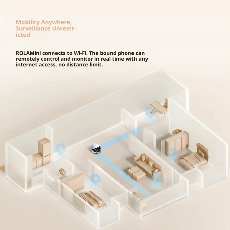Enabot ROLA Mini Robot Intelli - Home Security And Monitoring avis et prix