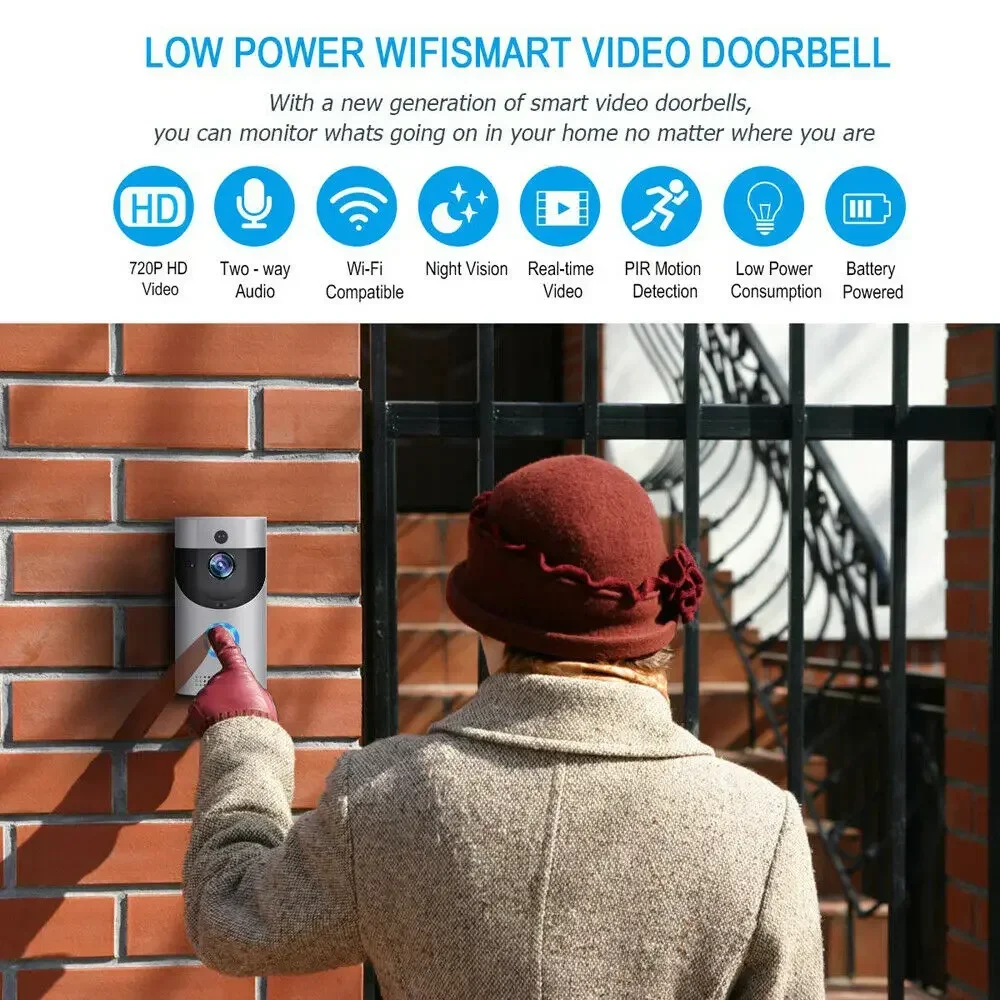 Sonnette de porte sans fil Wi- - Home Security Product avis et prix