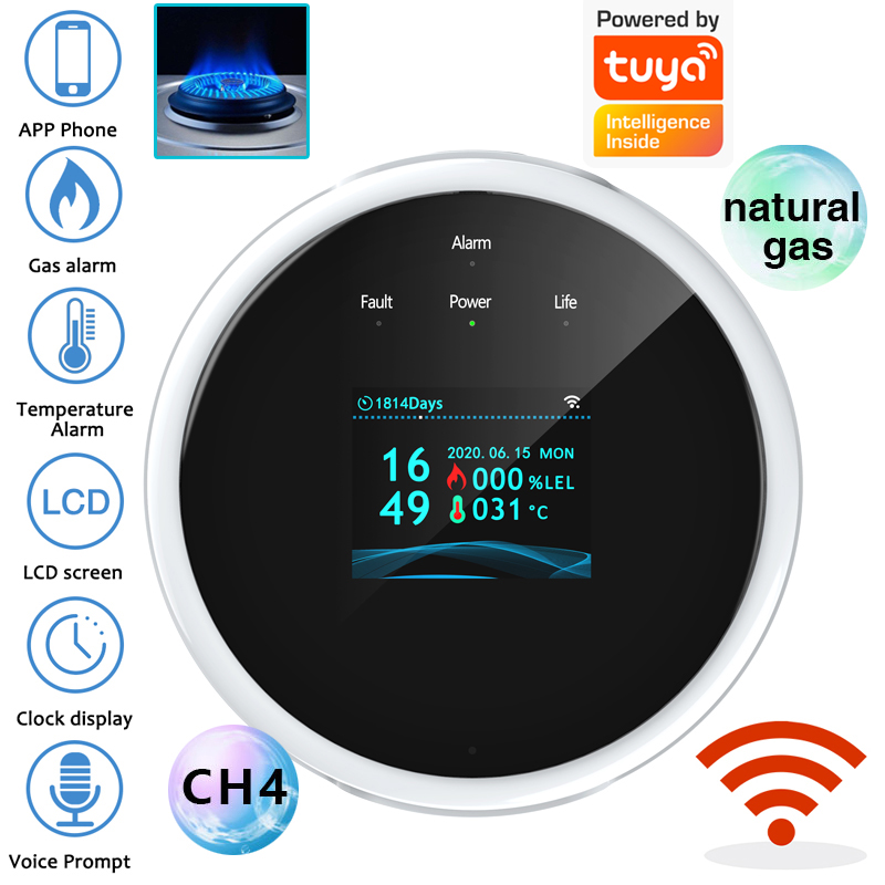 Capteur d'alarme de gaz WiFi 2 - Home Security System avis et prix