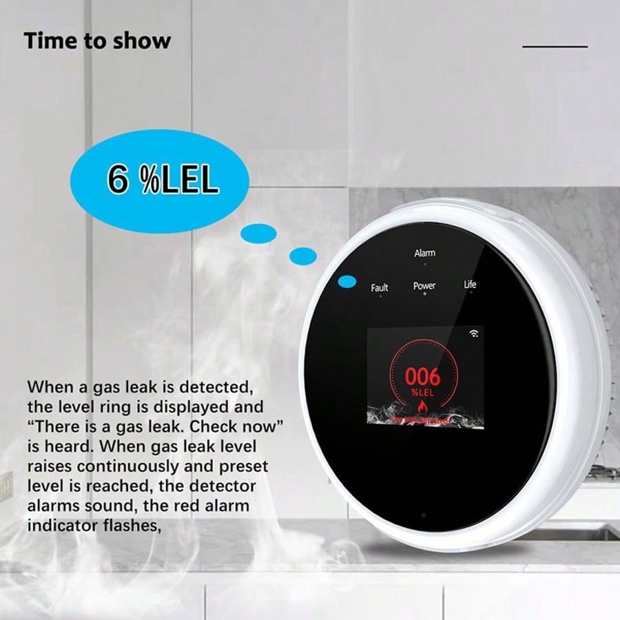 Capteur d'alarme de gaz WiFi 2 - Home Security System avis et prix