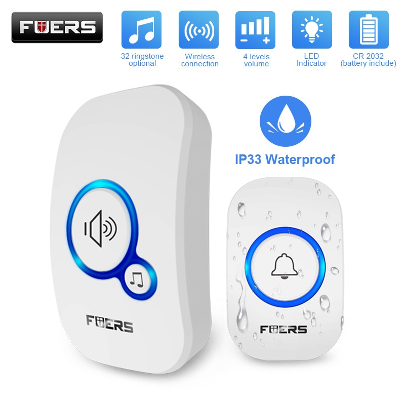 Fuers-Sonnette de porte sans f - Home Security Bell avis et prix