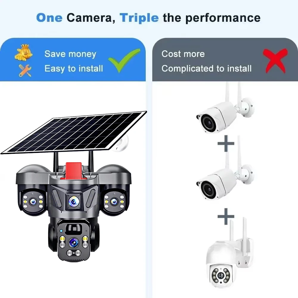 KERUI V380 Pro extérieur PTZ 6 - Home Security Product avis et prix