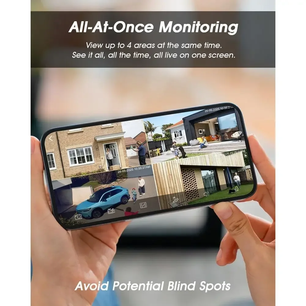 Caméras de sécurité solaires 2 - Home Security No Monthly Fee avis et prix