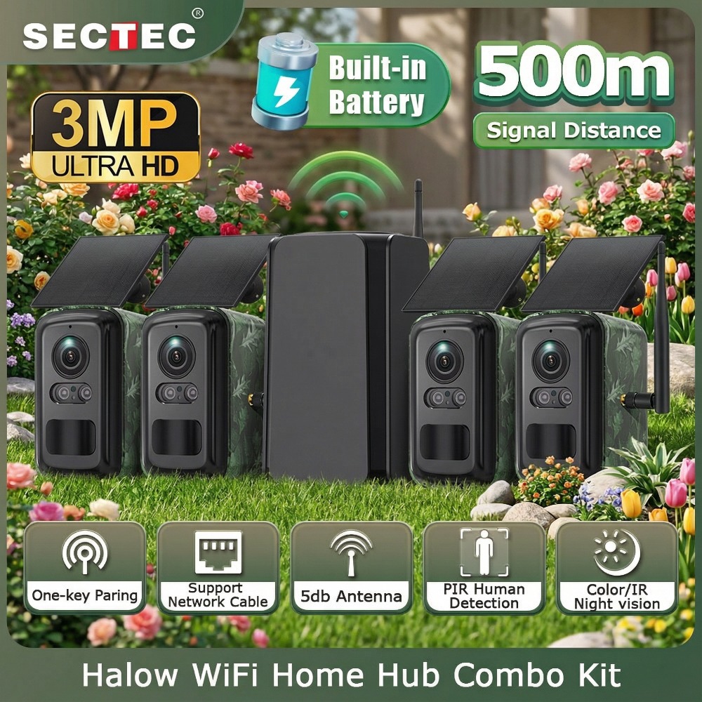 Caméra de sécurité solaire SEC - Home Security No Monthly Fee avis et prix