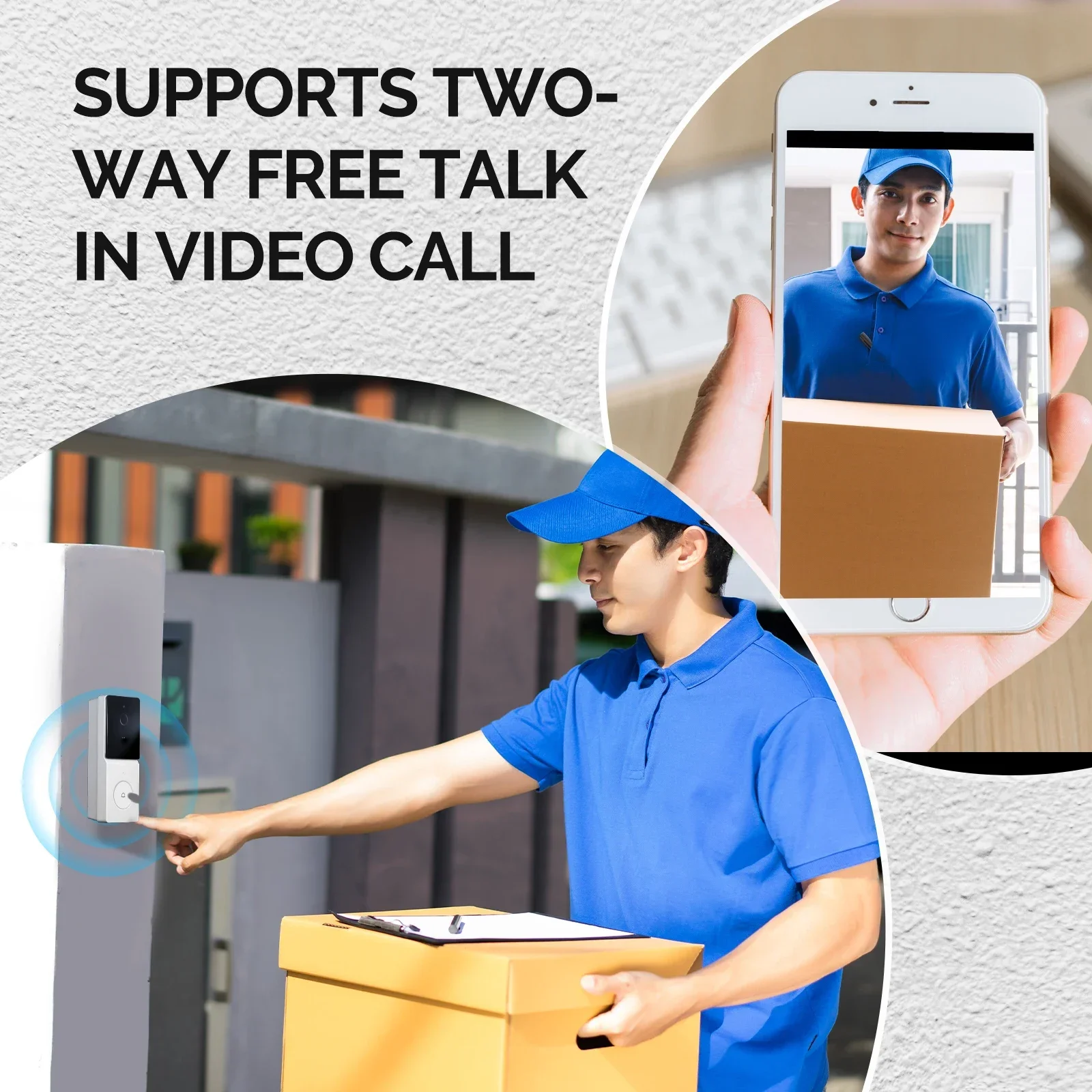 MOES-Sonnette vidéo WiFi intel - Home Security Product avis et prix